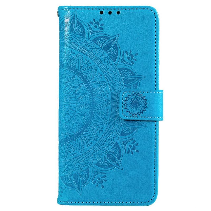 Custodia in pelle Samsung Galaxy M53 5G Mandala Del Sole
