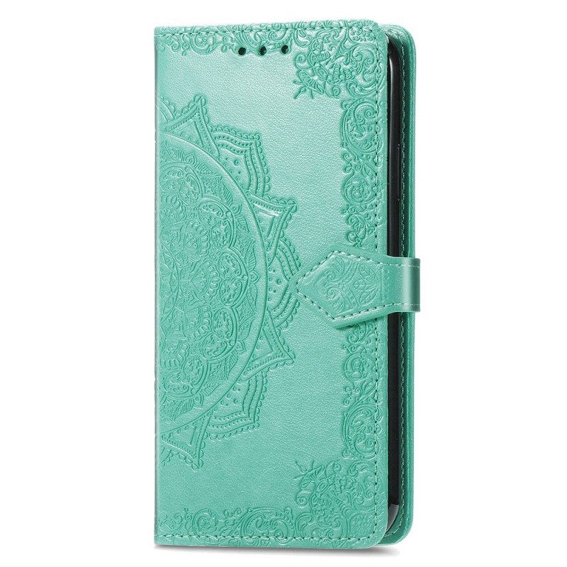 Custodia in pelle Samsung Galaxy M53 5G Mandala D'epoca