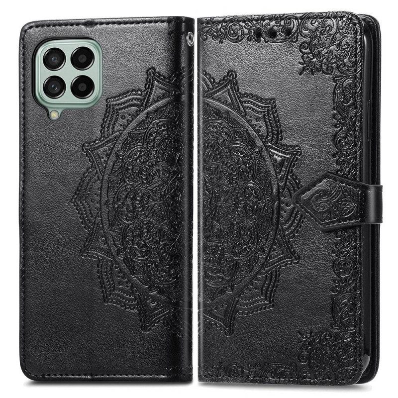 Custodia in pelle Samsung Galaxy M53 5G Mandala D'epoca