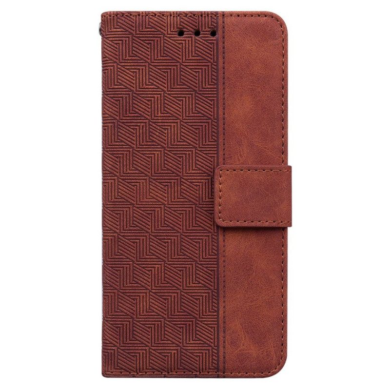 Custodia in pelle Samsung Galaxy M53 5G Modello Con Cinturino