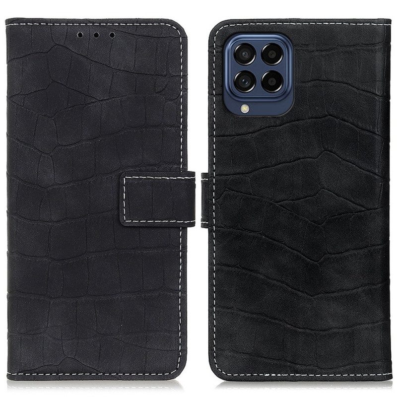 Custodia in pelle Samsung Galaxy M53 5G Potere Del Coccodrillo