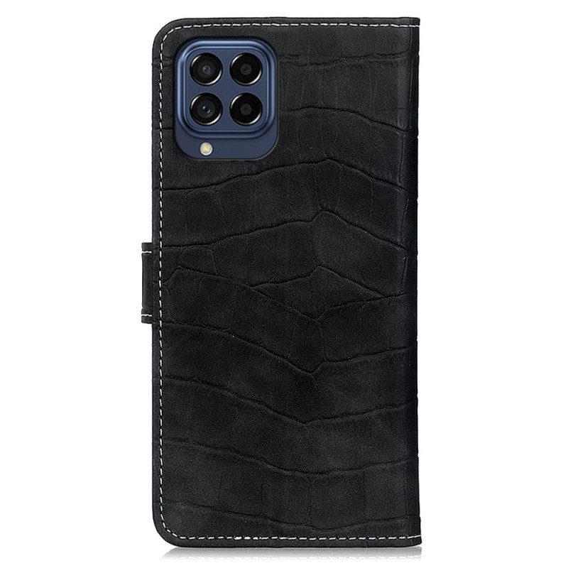 Custodia in pelle Samsung Galaxy M53 5G Potere Del Coccodrillo