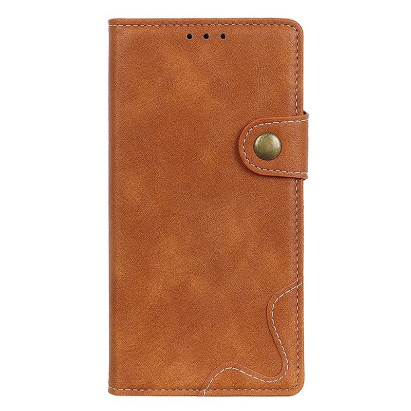 Custodia in pelle Samsung Galaxy M53 5G Pulsante Artistico