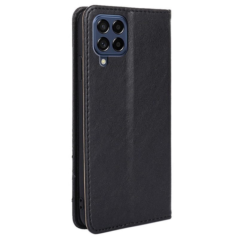 Custodia in pelle Samsung Galaxy M53 5G Rivetti Decorativi