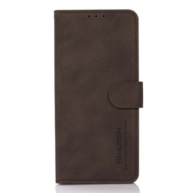 Custodia in pelle Samsung Galaxy M53 5G Similpelle Khazneh