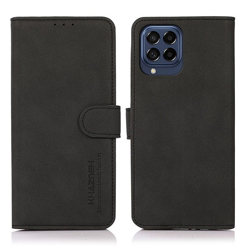 Custodia in pelle Samsung Galaxy M53 5G Similpelle Khazneh