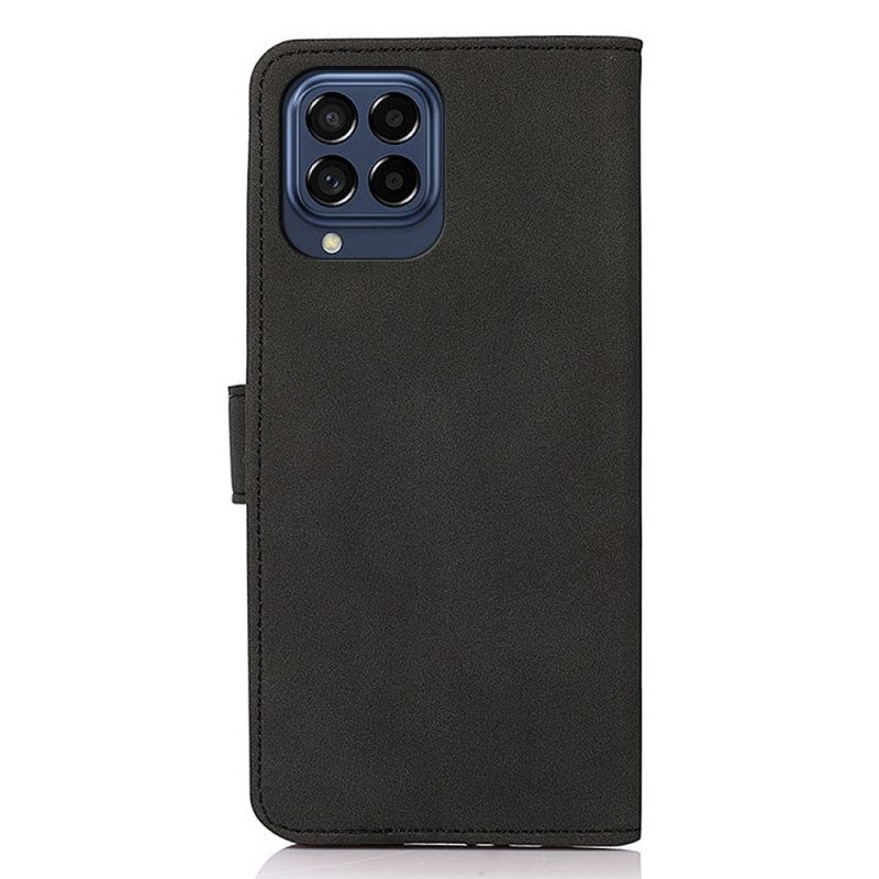 Custodia in pelle Samsung Galaxy M53 5G Similpelle Khazneh