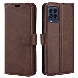 Custodia in pelle Samsung Galaxy M53 5G Sottile Effetto Pelle Estremo