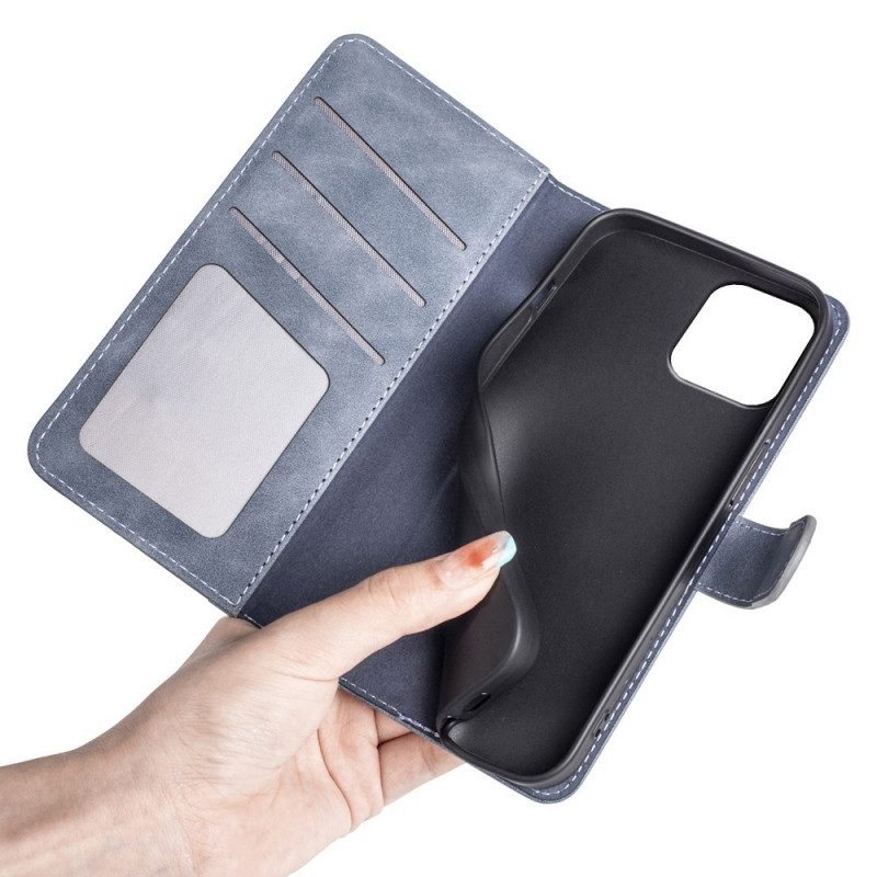 Custodia in pelle Samsung Galaxy M53 5G Stile In Pelle Ondulata