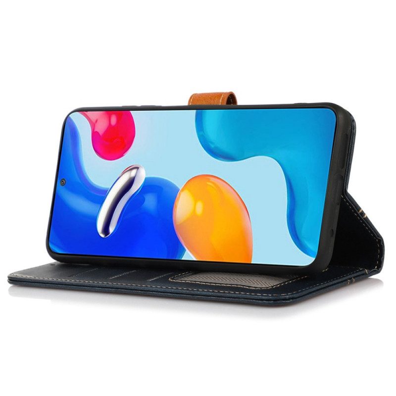 Folio Cover Samsung Galaxy M53 5G Cinturino D'epoca