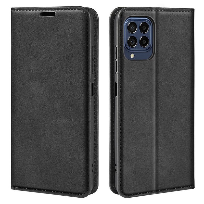 Folio Cover Samsung Galaxy M53 5G Custodia in pelle Morbidezza Al Tatto