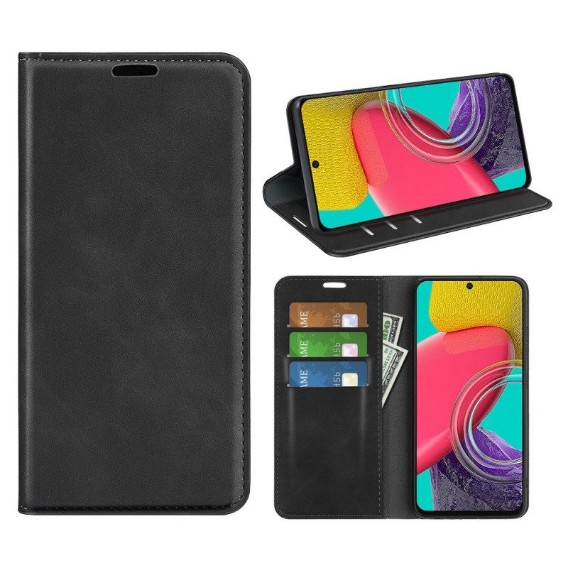 Folio Cover Samsung Galaxy M53 5G Custodia in pelle Morbidezza Al Tatto