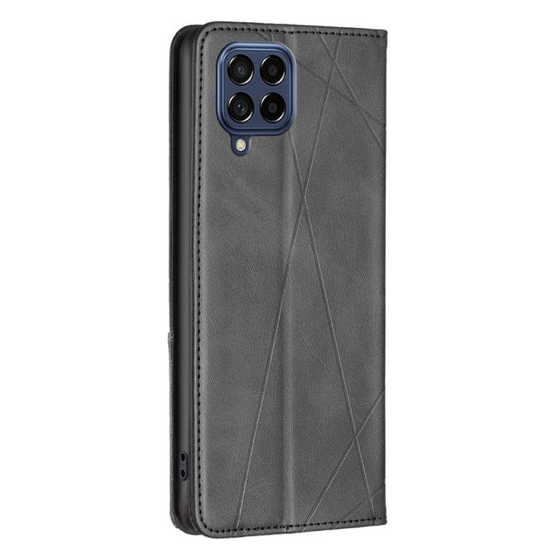 Folio Cover Samsung Galaxy M53 5G Custodia in pelle Stile D'artista
