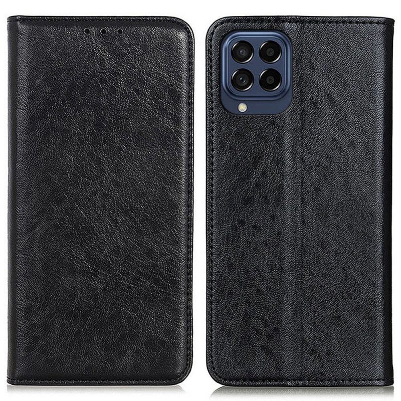 Folio Cover Samsung Galaxy M53 5G Custodia in pelle Struttura In Pelle