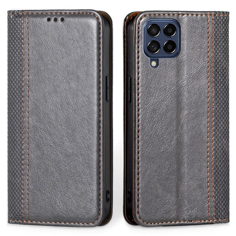 Folio Cover Samsung Galaxy M53 5G Custodia in pelle Vintage ▾