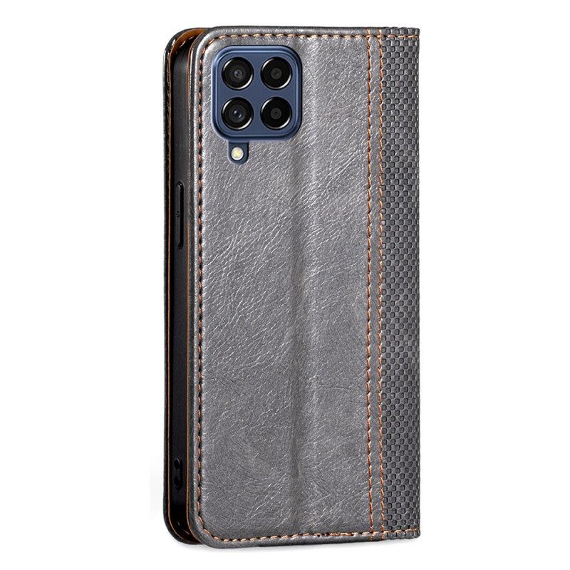 Folio Cover Samsung Galaxy M53 5G Custodia in pelle Vintage ▾