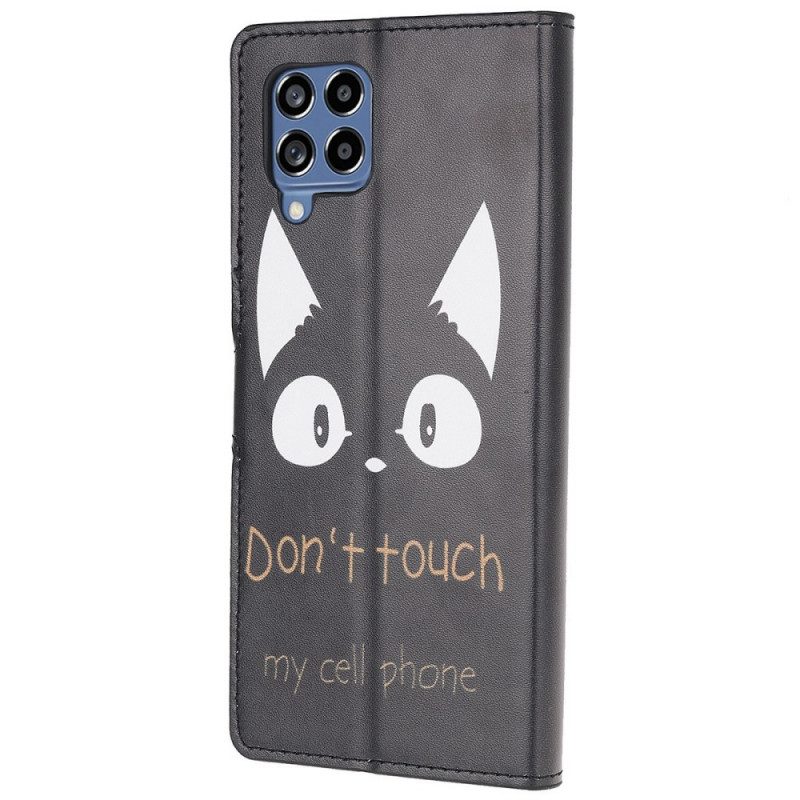 Folio Cover Samsung Galaxy M53 5G Non Toccare Il Mio Cellulare
