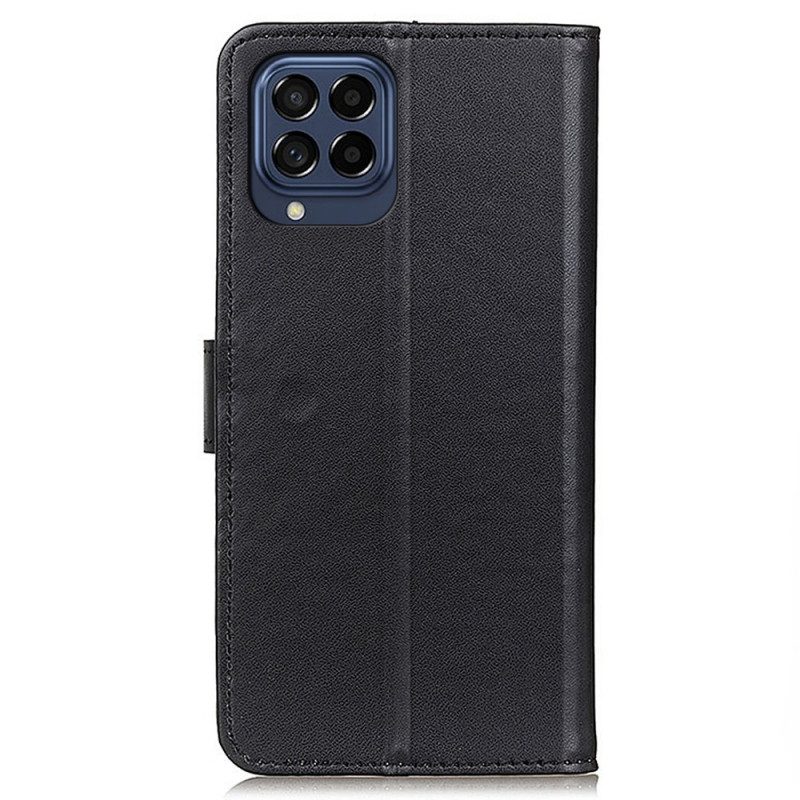 Folio Cover Samsung Galaxy M53 5G Stile In Pelle