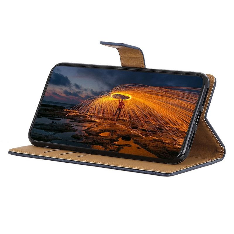Folio Cover Samsung Galaxy M53 5G Stile In Pelle