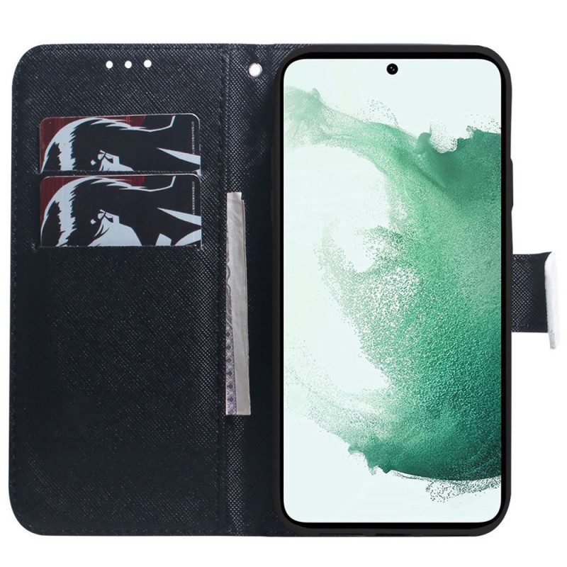 Folio Cover Samsung Galaxy M53 5G Telefono Emoji