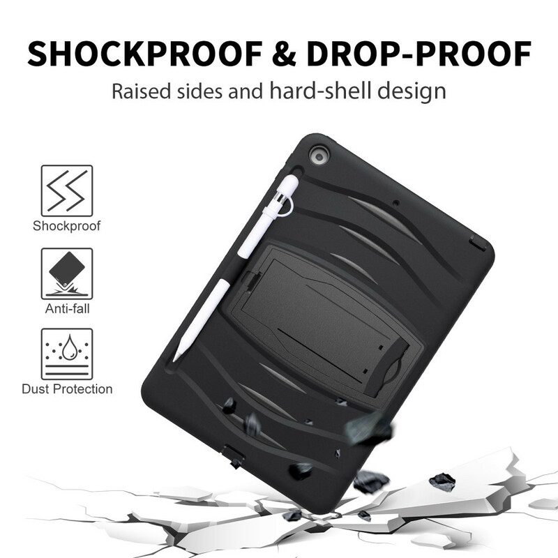 Cover iPad 10.2" (2020) (2019) Protezione Paraurti Con Staffa
