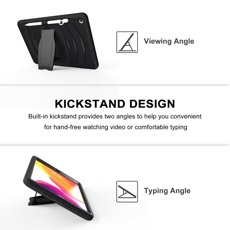 Cover iPad 10.2" (2020) (2019) Protezione Paraurti Con Staffa