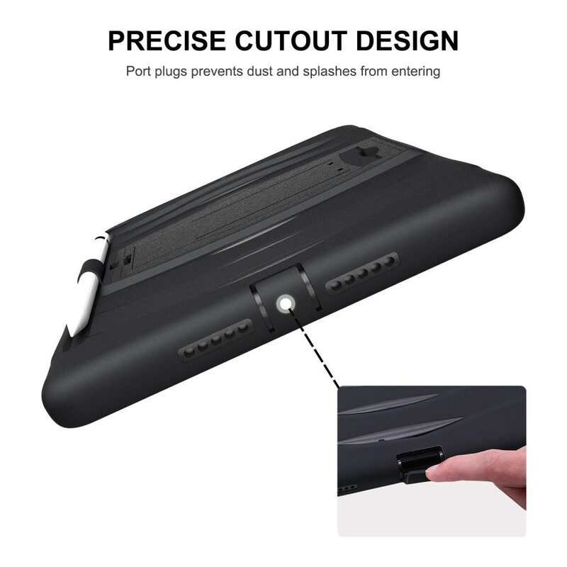 Cover iPad 10.2" (2020) (2019) Protezione Paraurti Con Staffa