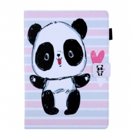 Custodia in pelle iPad 10.2" (2020) (2019) Amore Panda