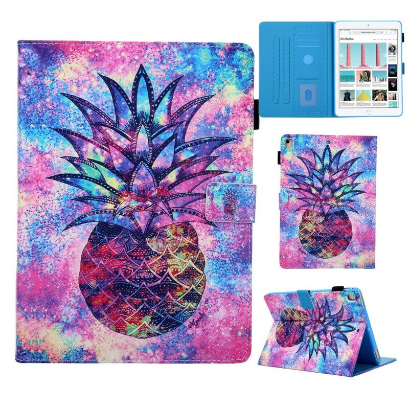 Custodia in pelle iPad 10.2" (2020) (2019) Ananas Funky