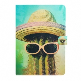 Custodia in pelle iPad 10.2" (2020) (2019) Cactus Rilassati
