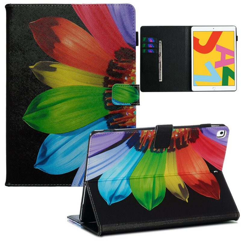 Custodia in pelle iPad 10.2" (2020) (2019) Colore Del Fiore