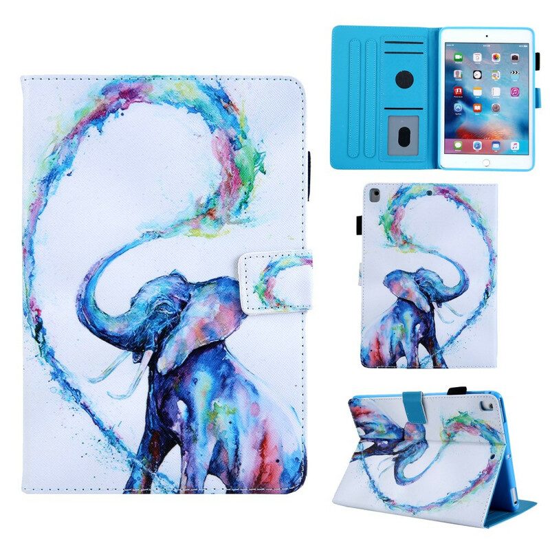 Custodia in pelle iPad 10.2" (2020) (2019) Elefante Arte