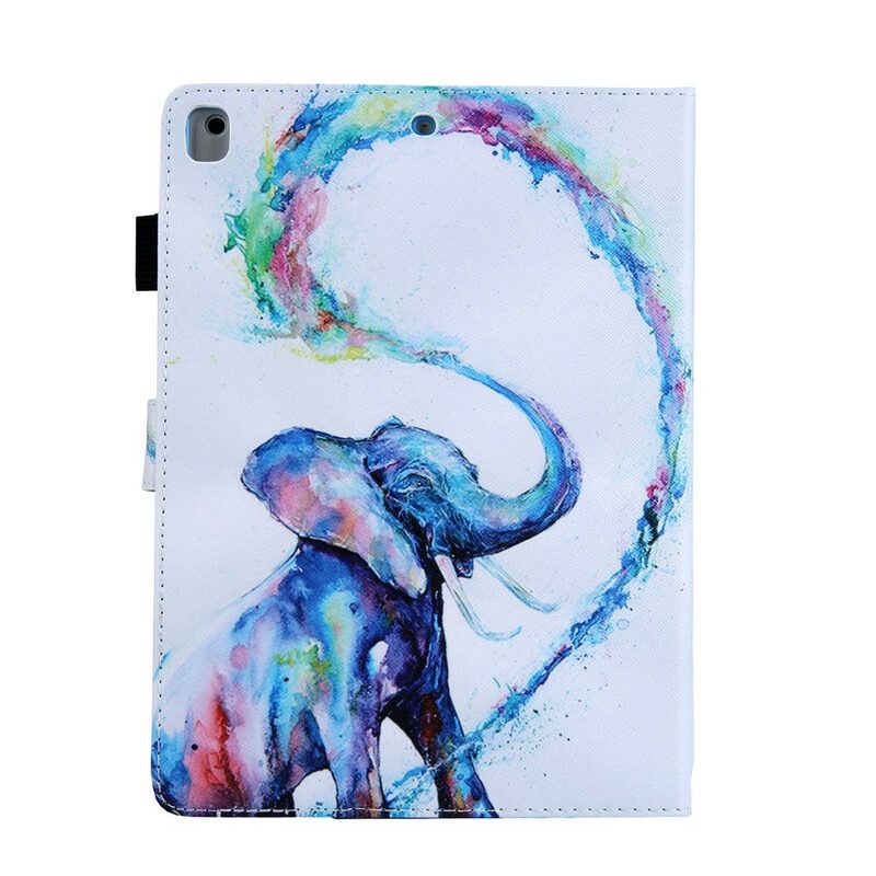 Custodia in pelle iPad 10.2" (2020) (2019) Elefante Arte