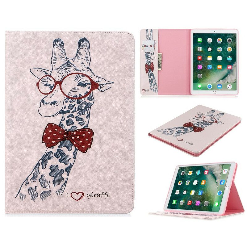Custodia in pelle iPad 10.2" (2020) (2019) Giraffa Intelligente