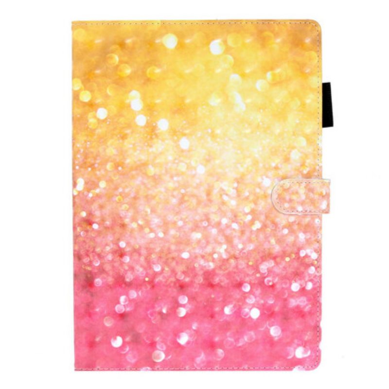 Custodia in pelle iPad 10.2" (2020) (2019) Gradiente Glitterato