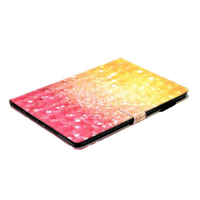 Custodia in pelle iPad 10.2" (2020) (2019) Gradiente Glitterato