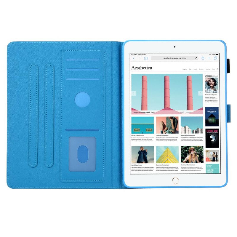 Custodia in pelle iPad 10.2" (2020) (2019) Gufi Smarriti