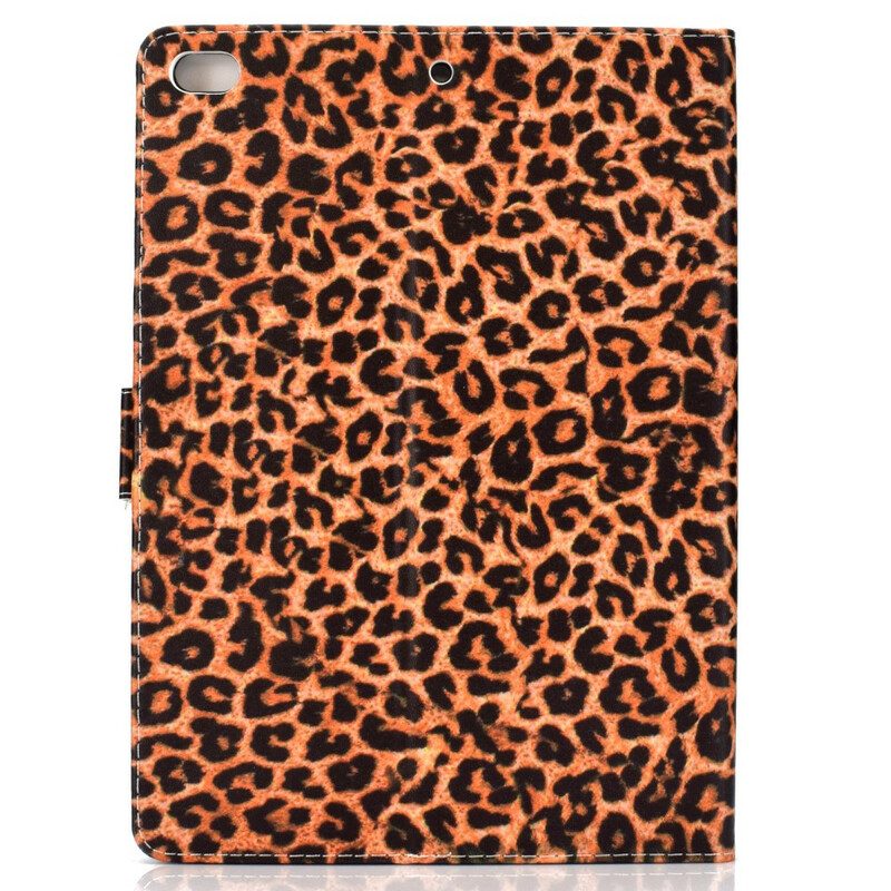 Custodia in pelle iPad 10.2" (2020) (2019) Leopardo