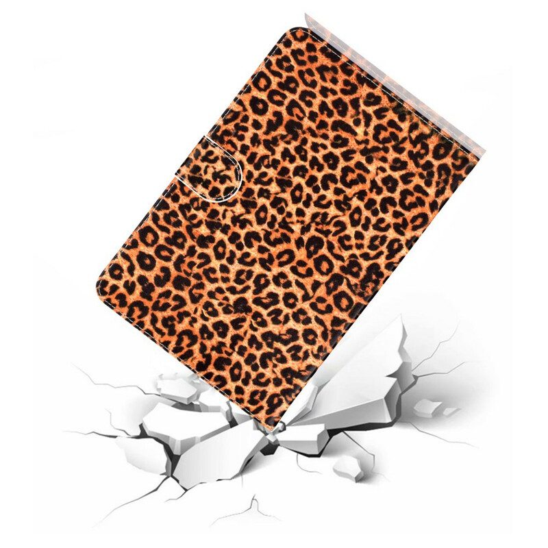 Custodia in pelle iPad 10.2" (2020) (2019) Leopardo