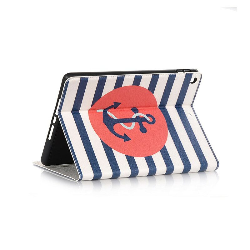 Custodia in pelle iPad 10.2" (2020) (2019) Marino