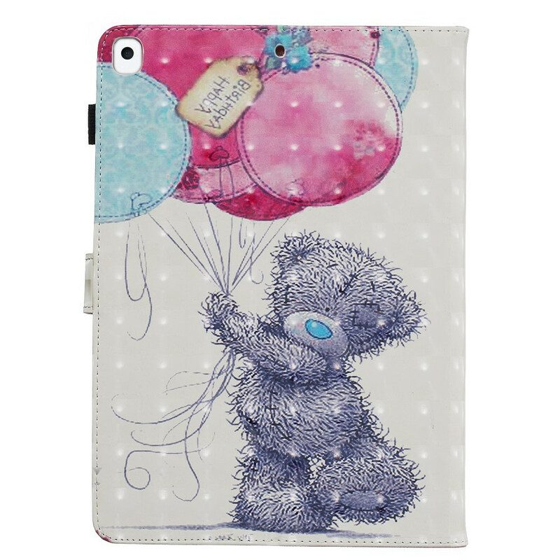 Custodia in pelle iPad 10.2" (2020) (2019) Orsetto