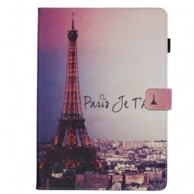 Custodia in pelle iPad 10.2" (2020) (2019) Parigi Ti Amo
