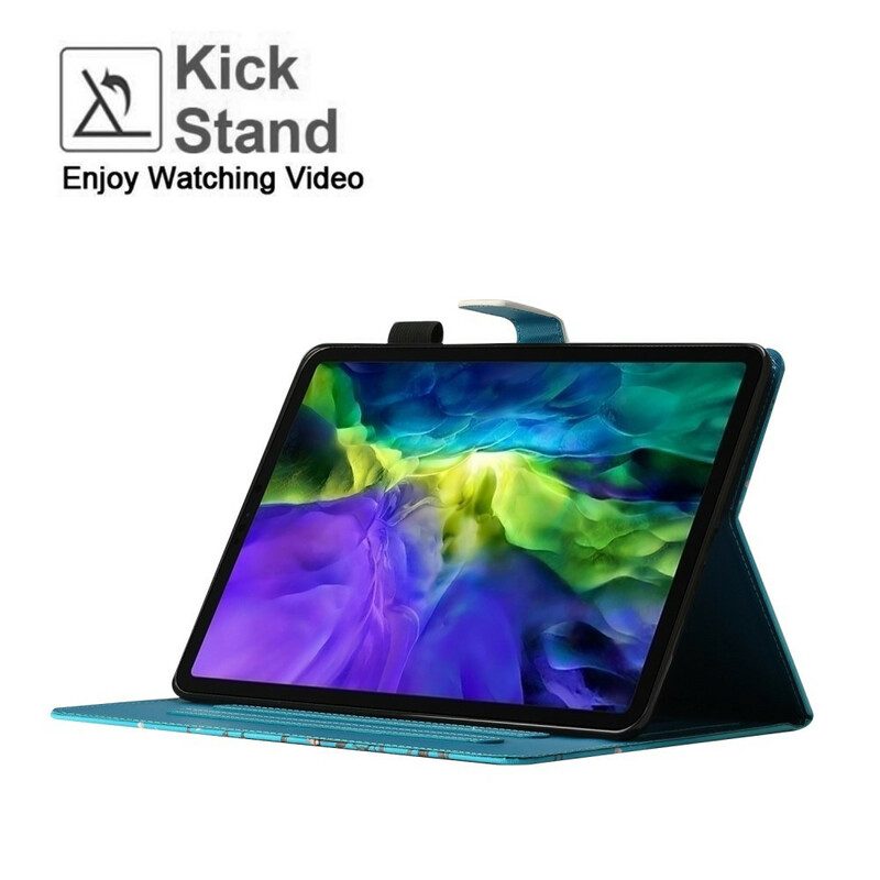 Custodia in pelle iPad 10.2" (2020) (2019) Rami Fioriti