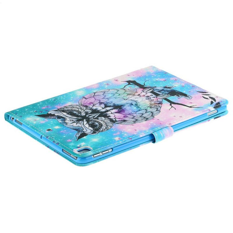 Custodia in pelle iPad 10.2" (2020) (2019) Re Gufo