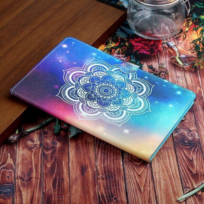 Custodia in pelle iPad 10.2" (2020) (2019) Serie Di Arte Mandala