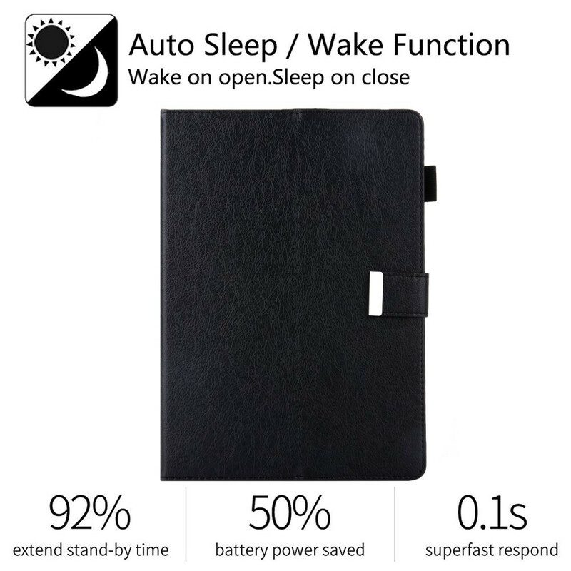 Custodia in pelle iPad 10.2" (2020) (2019) Supporto In Similpelle Vivavoce