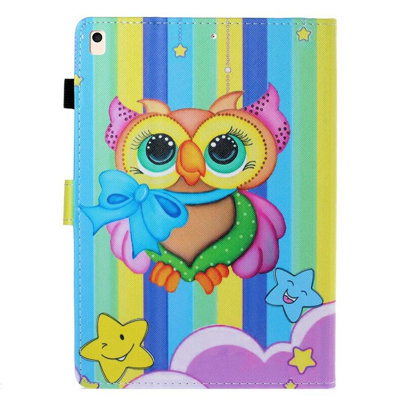 Custodia in pelle iPad 10.2" (2020) (2019) Uccello Divertente