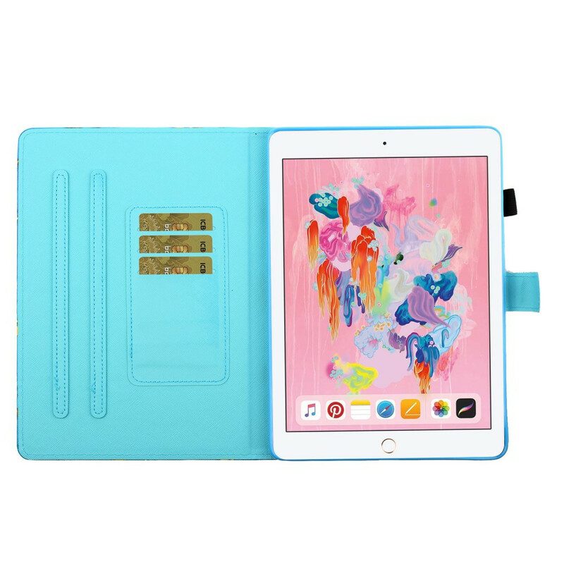 Custodia in pelle iPad 10.2" (2020) (2019) Volo Di Farfalle
