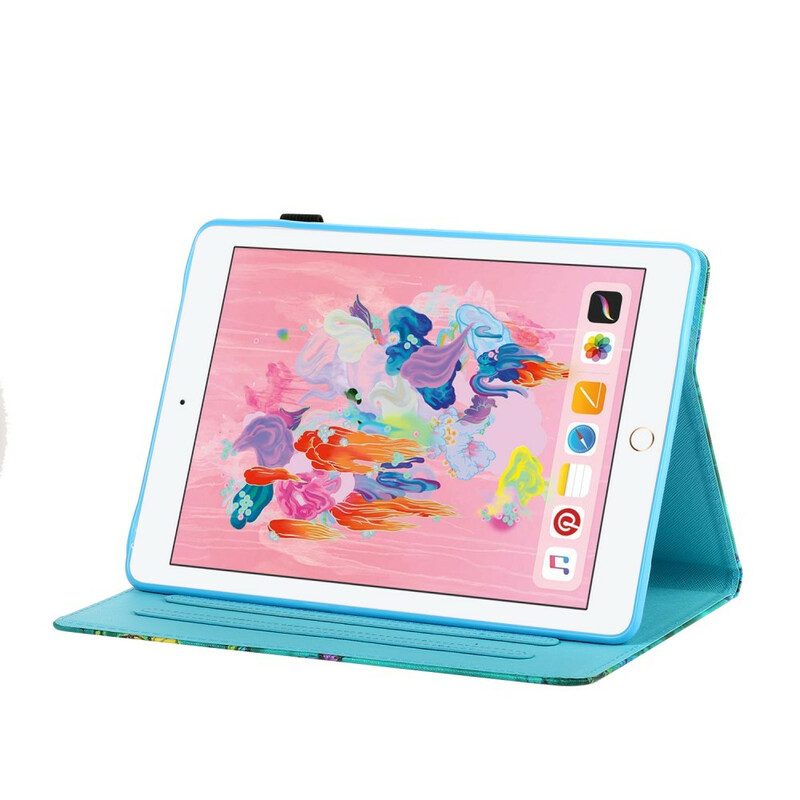 Custodia in pelle iPad 10.2" (2020) (2019) Volo Di Farfalle