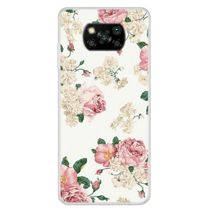 Cover Poco X3 / X3 Pro / X3 NFC Fiori Di Libertà